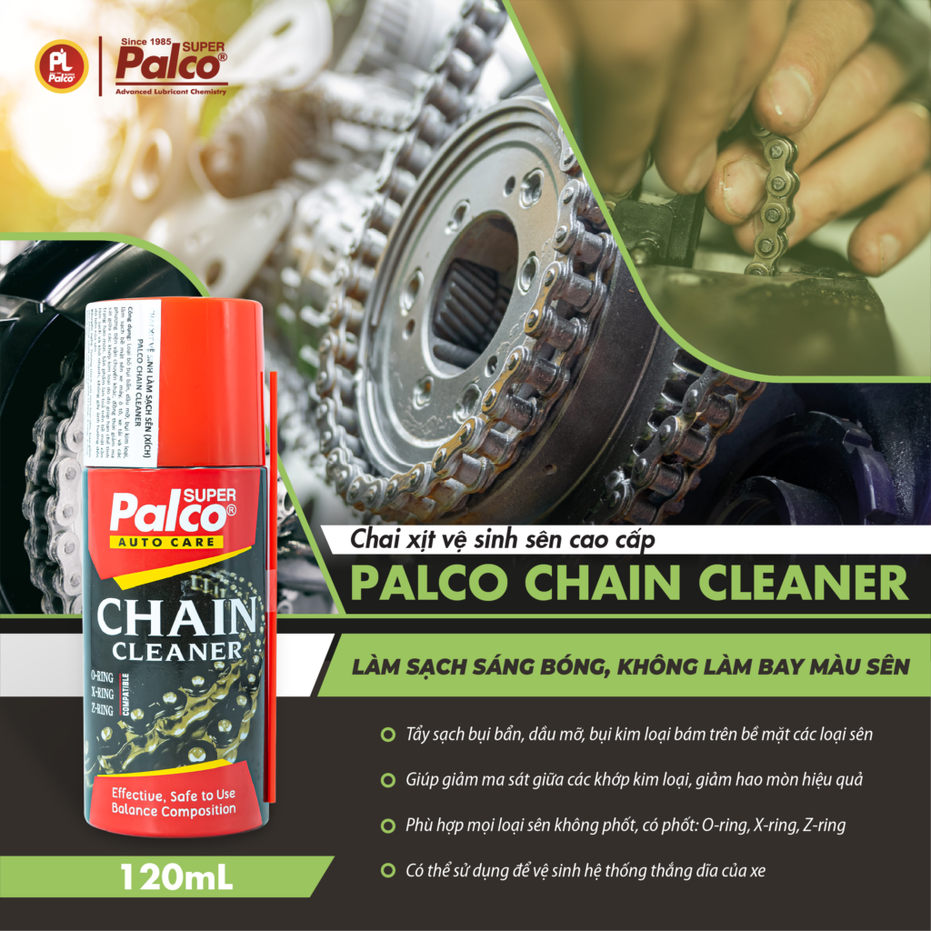 Chai xịt vệ sinh sên xe máy Palco Chain Cleaner nhập khẩu Ấn Độ