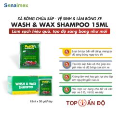 Nước rửa xe ô tô, xe máy chứa sáp làm bóng Palco Wash & Wax Shampoo