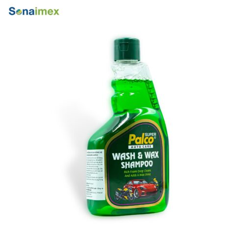 Nước rửa xe ô tô, xe máy chứa sáp làm bóng Palco Wash & Wax Shampoo