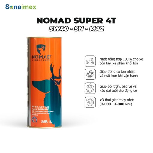 nhớt nomad 1l tổng hợp toàn phần