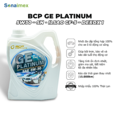 dầu nhớt ô tô bcp ge platinum 5w30