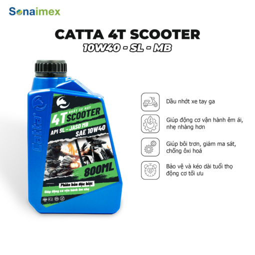 Dầu nhớt xe số CATTA 4T 800ml