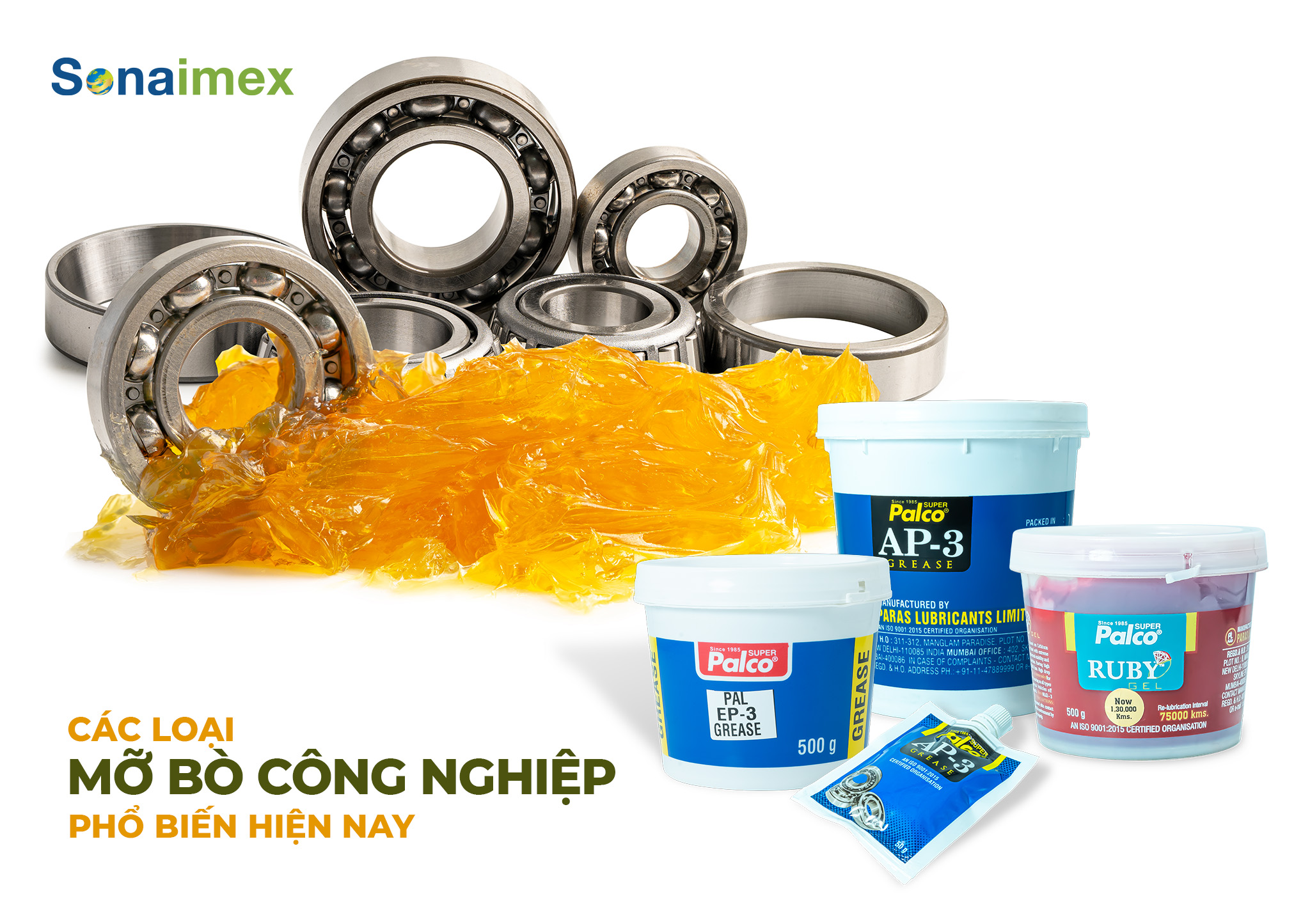 Các loại mỡ bò công nghiệp phổ biến hiện nay