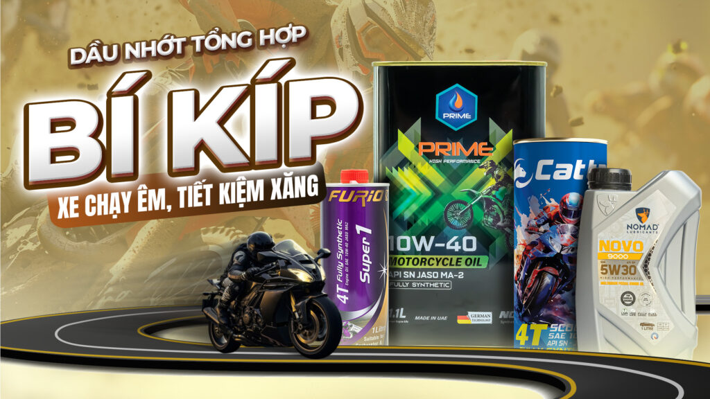 Dầu Nhớt Tổng Hợp: "Bí Kíp" Giúp Xe Chạy Êm, Tiết Kiệm Xăng