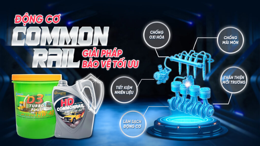 Động cơ Commonrail giải pháp bảo vệ tối ưu