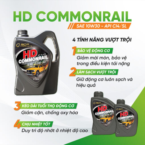 Dầu nhớt ô tô động cơ dầu HD Commonrail