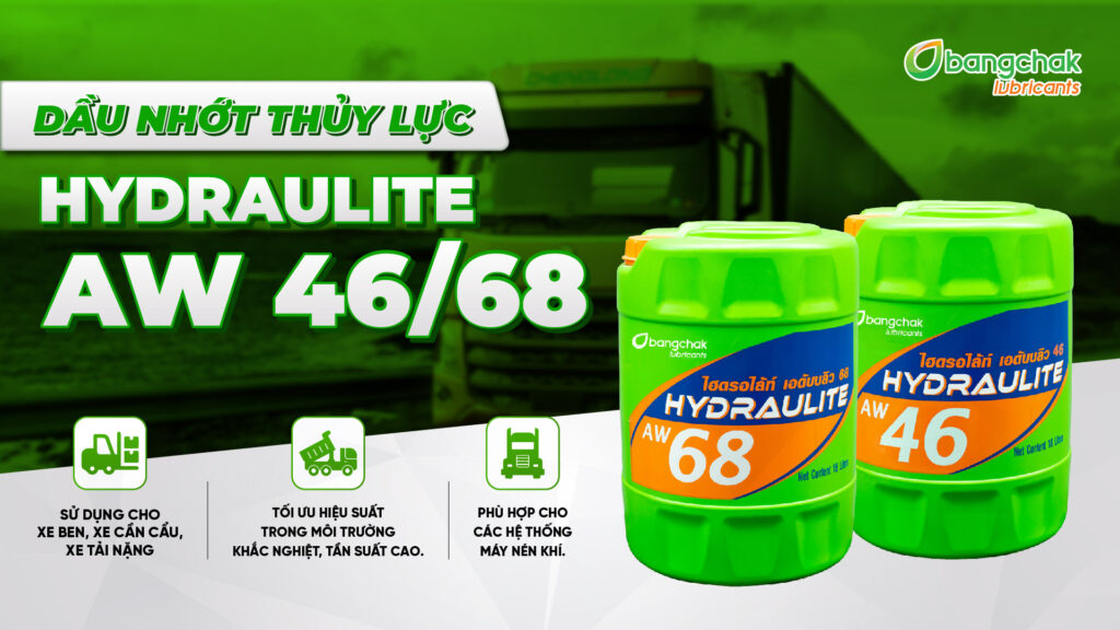 Dầu nhớt thuỷ lực Hydraulite Aw 46 68