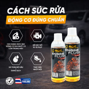 Cách súc rửa động cơ xe máy