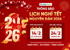 SONAIMEX THÔNG BÁO LỊCH NGHỈ LỄ TẾT NGUYÊN ĐÁN 2026