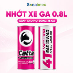 Nhớt Xe Tay Ga CATTA 10W40 API SL MB Lon 800mL Cho Xe Ga Lead, AB, Click, Vario, Grandee, Nouvo